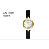 天梭Tissot 时尚流行优雅贝母表盘石英女表T003.209.36.117.00