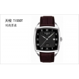 天梭/Tissot 经典力洛克系列皮带男士瑞士进口ETA机芯机械表T006.707.16.053.00