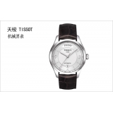 【瑞士原装进口】天梭(Tissot) T-Classic 经典系列瑞士进口ETA机芯机械男表T038.430.16.037.00 时尚百搭表