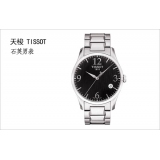 天梭TISSOT 新款流行绅士商务俊霆石英男表T028.410.11.057.00