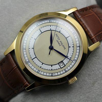 百达翡丽Patek Philippe 古典表系列 18K金 男士自动机械手表  香港组装 