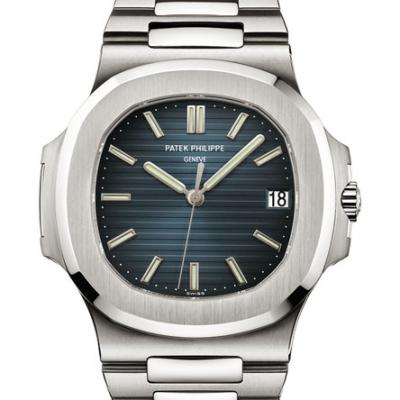 【商务严选】百达翡丽PATEK PHILIPPE Nautilus系列5711/1A-010 Joaillerie休闲版 蓝面三针瑞士机械腕表