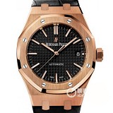 AP 爱彼 Royal Oak 皇家橡树系列 15450OR.OO.D002CR.01 玫瑰金黑面