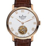 宝珀Blancpain 陀布拉苏斯春宫图飞轮 00232-3631-55B 18K玫瑰金 男士手动机械表 商务腕表