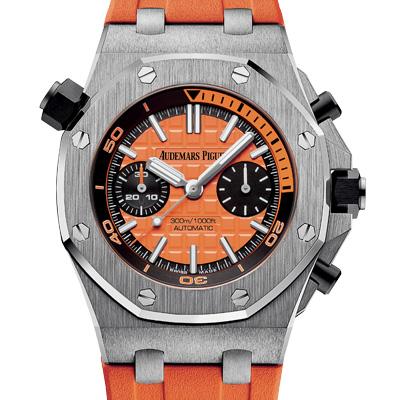 爱彼 Ap Diver 皇家橡树离岸型系列 Royal Oak Offshore 潜水计时码表 Ref# 26703ST.OO.A070CA.01（夏季必备，代表“鲜橙”）