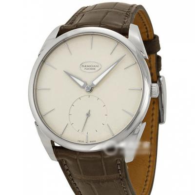 帕玛强尼(Parmigiani Fleurier)Tonda 1950系列PFC267-1202400-HA1241 棕带 白盘 男士自动机械表手表