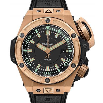 宇舶Hublot 王者至尊系列King Power Oceanographic 4000腕表731.OX.1170.RX 玫瑰金 男士自动机械表