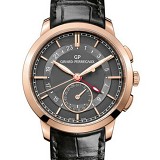 芝柏(Girard-Perregaux) GP 1966系列49544-52-231-BB60双时区 18K玫瑰金 男士自动机械表