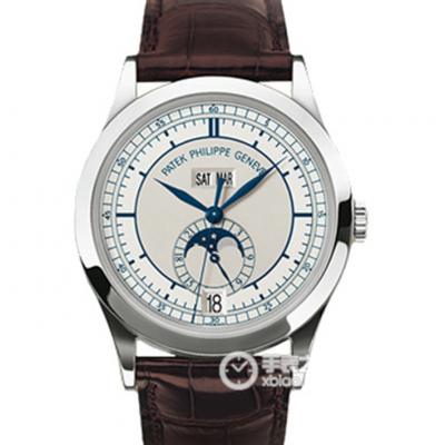 百达翡丽PATEK PHILIPPE 复杂功能时计系列5396G 白金 自动上链机械男士