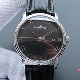 【宝珀经典系列仿表】宝珀Blancpain VILLERET经典系列 6651-1127-55B 黑盘 男士自动机械表