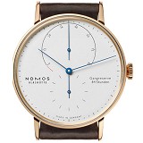 NOMOS LAMBDA系列953 玫瑰金 白盘 手动上链男士机械表