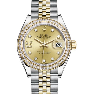 Rolex 劳力士 日志型279383RBR 18K包金 女士自动机械表