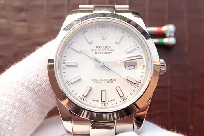 【劳力士116300-0003】一比一高精仿Rolex 劳力士 Datejust 日志型系列116300-0003精钢白面男表-一表非凡手表商城